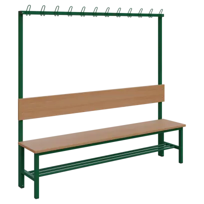 SVJ - 200 stěna jednostranná věšáková RAL 6029 - zelená